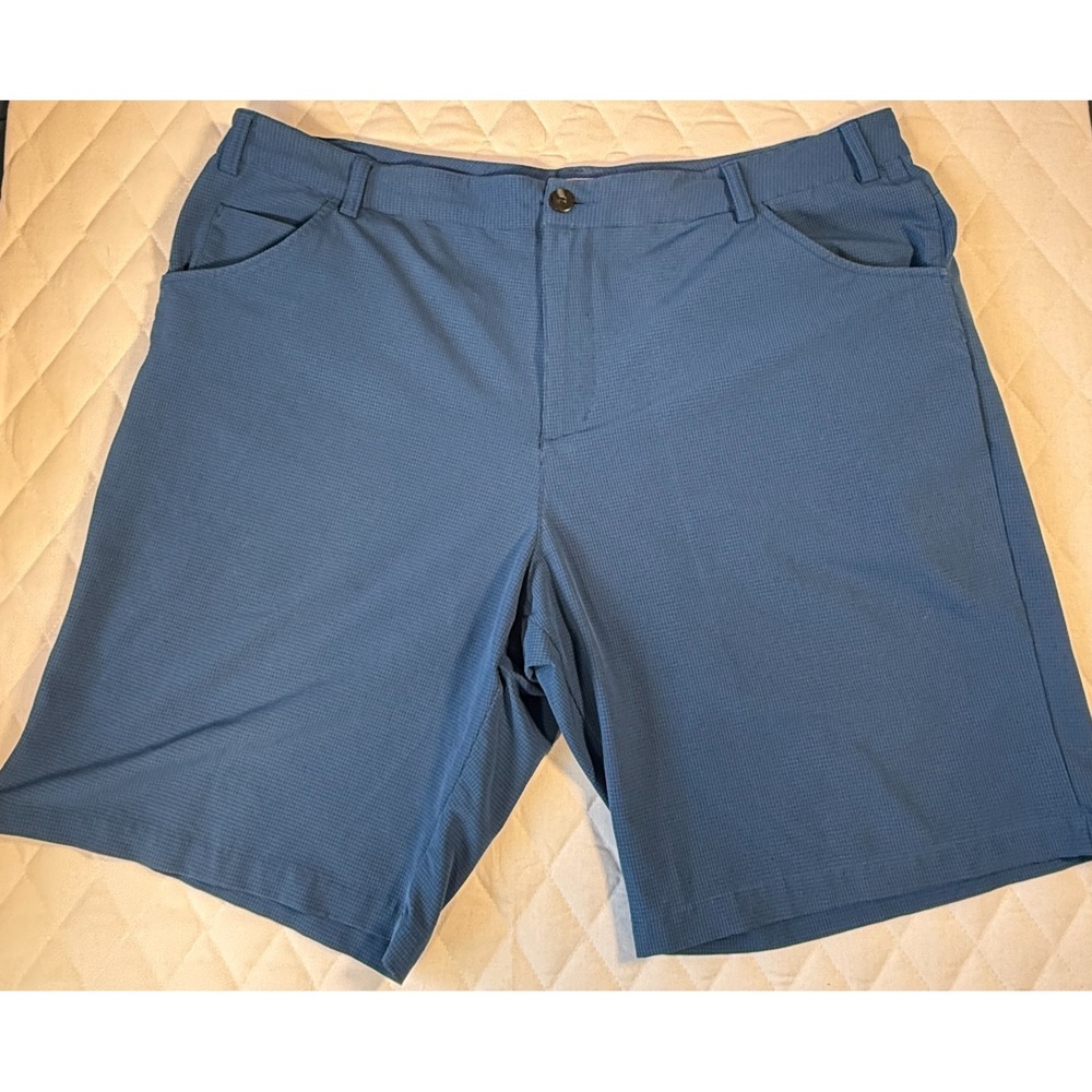 Adidas Golf Shorts‎ Mens 38 Blue Lightweight Stretch Performance Casual